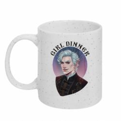 Кружка з блискітами 320 мл Girl dinner
