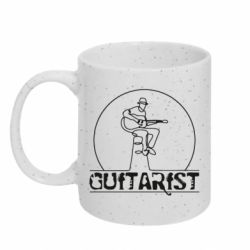 Кружка с блестками 320ml Guitar player. - FATLINE Кружка с блестками 320ml Guitar player.