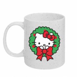 Кружка с блестками 320ml Hello Kitty Merry Christmas - FATLINE Кружка с блестками 320ml Hello Kitty Merry Christmas