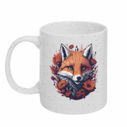 Кружка с блестками 320ml Хитрая лисица - FATLINE Кружка с блестками 320ml Хитрая лисица