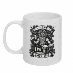 Кружка с блестками 320ml I love craft beer - FATLINE Кружка с блестками 320ml I love craft beer
