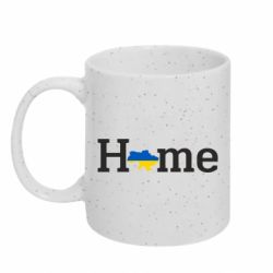 Кружка з блискітами 320 мл Мій дім - Україна - FATLINE Кружка з блискітами 320 мл Мій дім - Україна