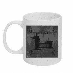 Кружка с блестками 320ml Одесса Old School - FATLINE Кружка с блестками 320ml Одесса Old School