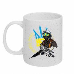 Кружка з блискітами 320 мл Привид Києва - FATLINE Кружка з блискітами 320 мл Привид Києва