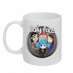 Кружка с блестками 320ml Sally face soundtrack - FATLINE Кружка с блестками 320ml Sally face soundtrack