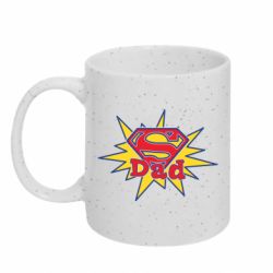 Кружка з блискітами 320 мл Super Dad - FATLINE Кружка з блискітами 320 мл Super Dad