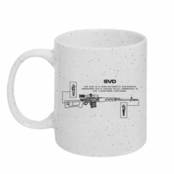 Кружка с блестками 320ml SVD (rifle) - FATLINE Кружка с блестками 320ml SVD (rifle)