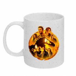 Кружка з блискітами 320 мл Світ Юрського Періоду Домініон - FATLINE Кружка з блискітами 320 мл Світ Юрського Періоду Домініон