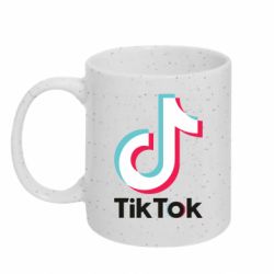 Кружка с блестками 320ml Tiktok logo - FATLINE Кружка с блестками 320ml Tiktok logo