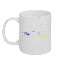 Кружка з блискітами 320 мл Україна_єдина - FATLINE Кружка з блискітами 320 мл Україна_єдина