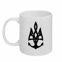 Кружка с блестками 320ml Якорь Герб - FATLINE Кружка с блестками 320ml Якорь Герб