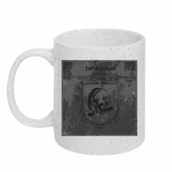 Кружка с блестками 320ml Запорожье Old School - FATLINE Кружка с блестками 320ml Запорожье Old School