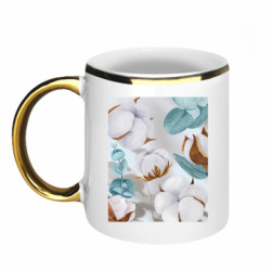 Кружка с каемкой Хлопок украинский - FATLINE Кружка с каемкой Хлопок украинский