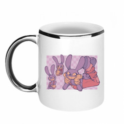 Кружка с каемкой Джакс арт - FATLINE Кружка с каемкой Джакс арт