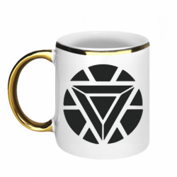 Кружка з облямівкою 320ml Iron Man Heart - FATLINE Кружка з облямівкою 320ml Iron Man Heart