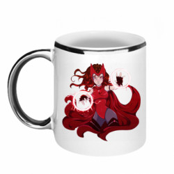 Кружка с каемкой Scarlet Witch Art - FATLINE Кружка с каемкой Scarlet Witch Art