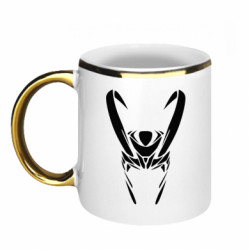 Кружка с каемкой Шлем Локи - FATLINE Кружка с каемкой Шлем Локи