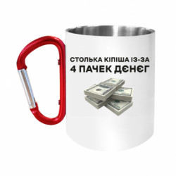 Кружки з ручкою-карабіном