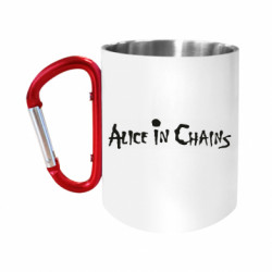 Кружка с ручкой "карабин" Alice in Chains