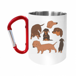 Кружки с ручкой-карабином