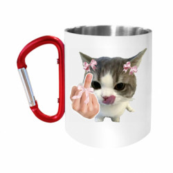 Кружки с ручкой-карабином