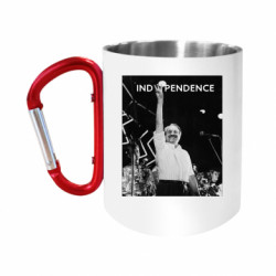 Кружка с ручкой "карабин" Черновол Независимость - FATLINE Кружка с ручкой "карабин" Черновол Независимость