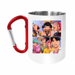 Кружки с ручкой-карабином