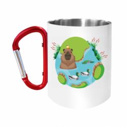 Кружки с ручкой-карабином