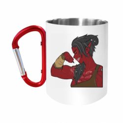 Кружки с ручкой-карабином