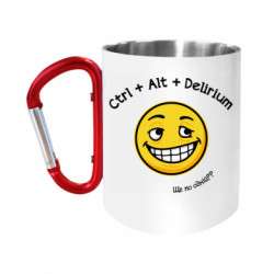 Кружки с ручкой-карабином