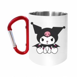 Кружка с ручкой "карабин" Куроми. Сидит - FATLINE Кружка с ручкой "карабин" Куроми. Сидит