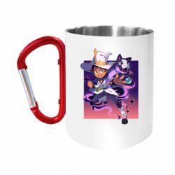 Кружка с ручкой "карабин" Луз с палисманом - FATLINE Кружка с ручкой "карабин" Луз с палисманом