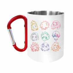 Кружки с ручкой-карабином