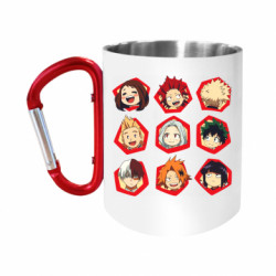 Кружки с ручкой-карабином