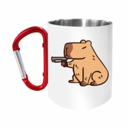 Кружки с ручкой-карабином