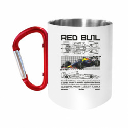Кружка с ручкой "карабин" Red Bull Racing - FATLINE Кружка с ручкой "карабин" Red Bull Racing