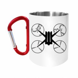 Кружка с ручкой "карабин" СБС - FATLINE Кружка с ручкой "карабин" СБС