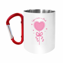 Кружки с ручкой-карабином