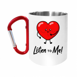 Кружки с ручкой-карабином