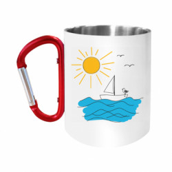 Кружки с ручкой-карабином