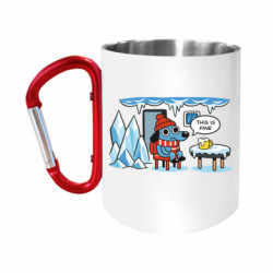 Кружки с ручкой-карабином