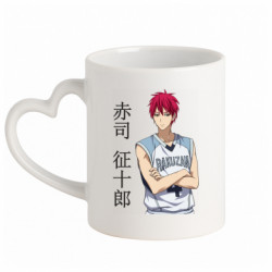 Кружка с ручкой в виде сердца Akashi Seijuro - FATLINE Кружка с ручкой в виде сердца Akashi Seijuro