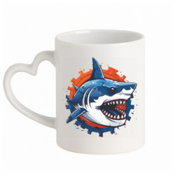 Кружки с ручкой в виде сердца