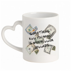 Кружки с ручкой в виде сердца