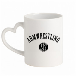 Кружки с ручкой в виде сердца