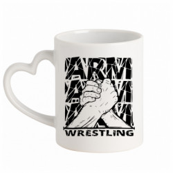 Кружки с ручкой в виде сердца