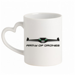 Кружки з ручкою у вигляді серця