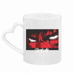 Кружки с ручкой в виде сердца