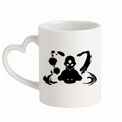 Кружки с ручкой в виде сердца