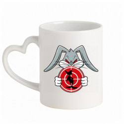 Кружки с ручкой в виде сердца